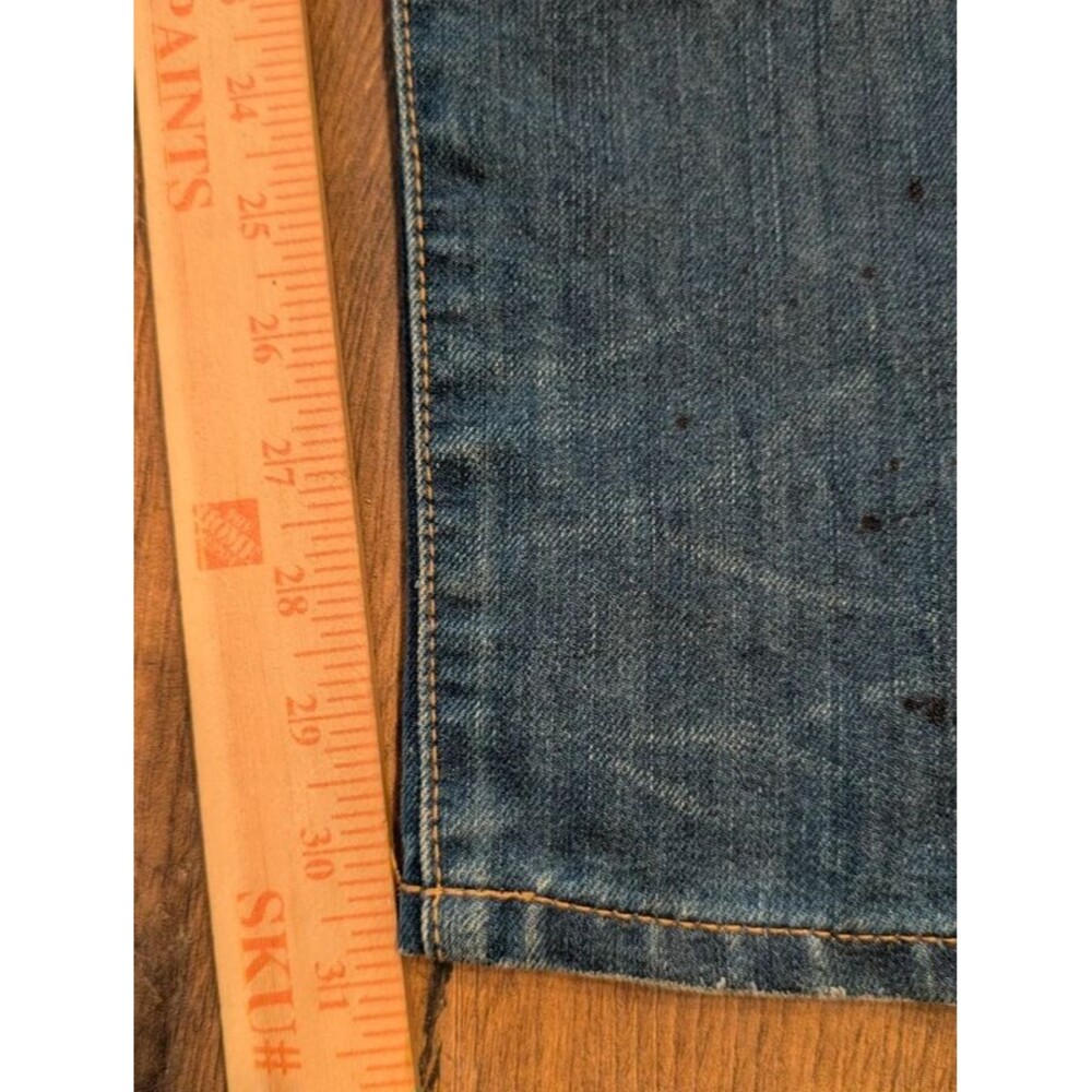 Custom Japanese Selvedge Distressed Levi's 505 Jeans Men's 30x31 Made In Japan - Picture 4 of 16